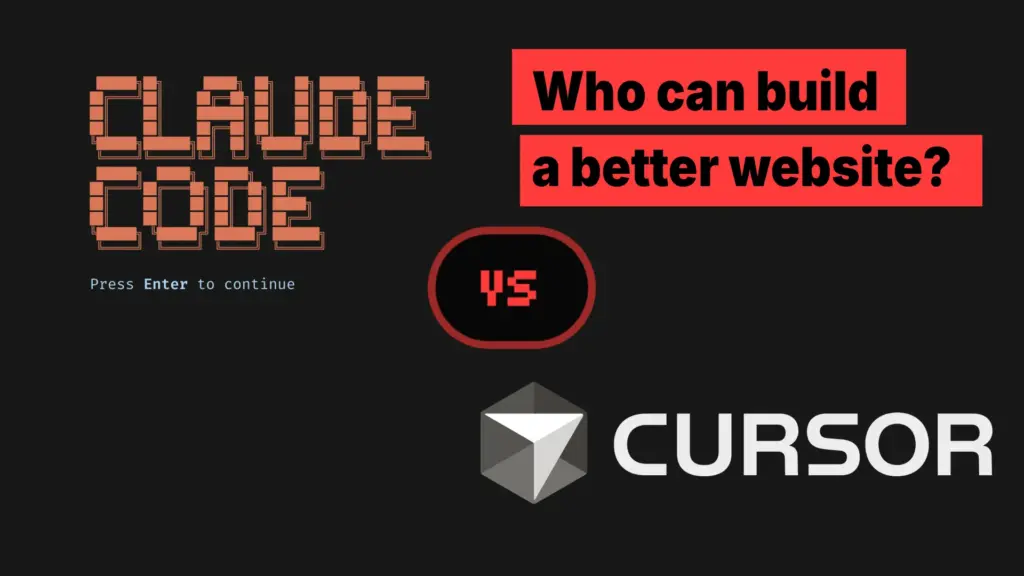 Claude Code vs Cursor: Same prompt, two different results — which is better?